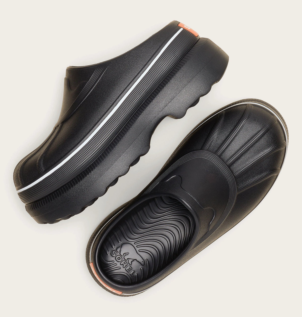 Black, Optimized Orange