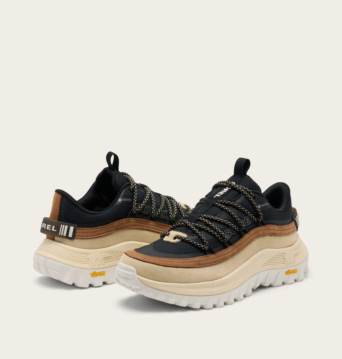 Black, Velvet Tan