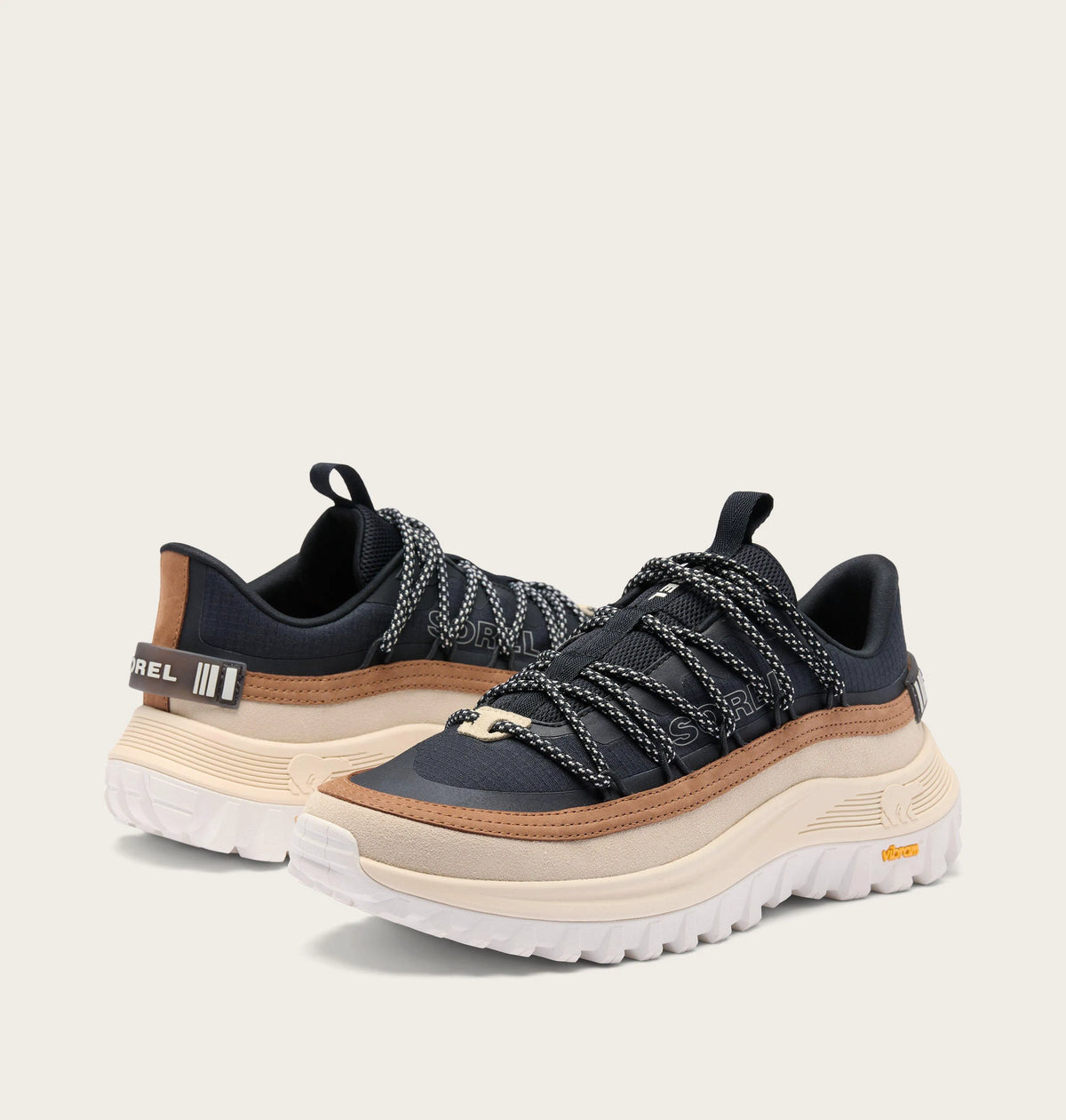 Black, Velvet Tan