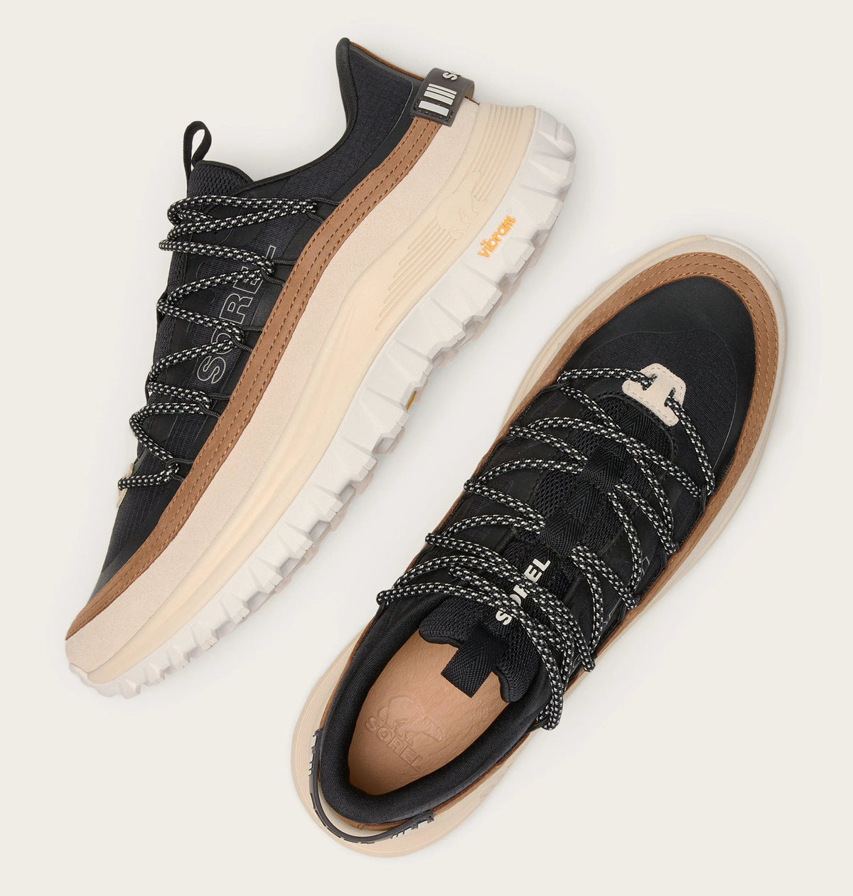 Black, Velvet Tan