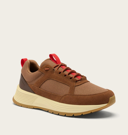 Velvet Tan, Bright Red