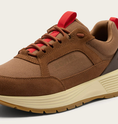 Velvet Tan, Bright Red