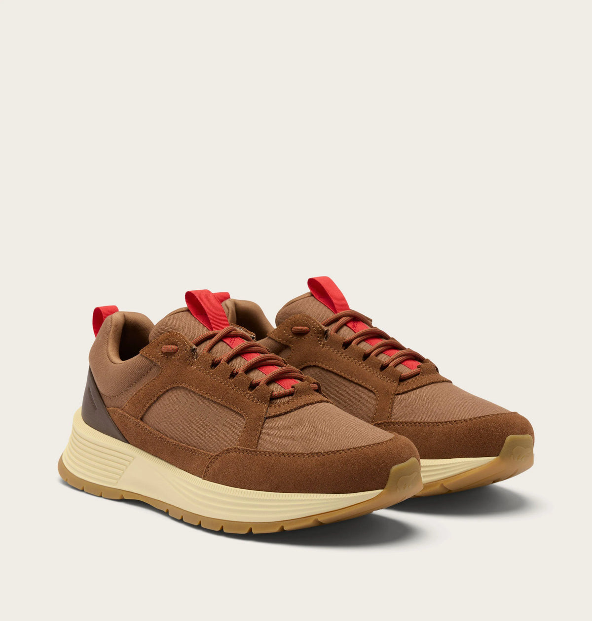 Velvet Tan, Bright Red