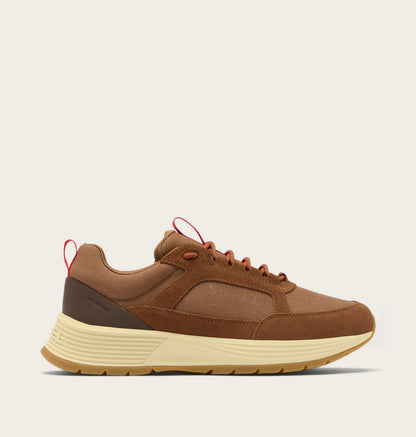 Velvet Tan, Bright Red