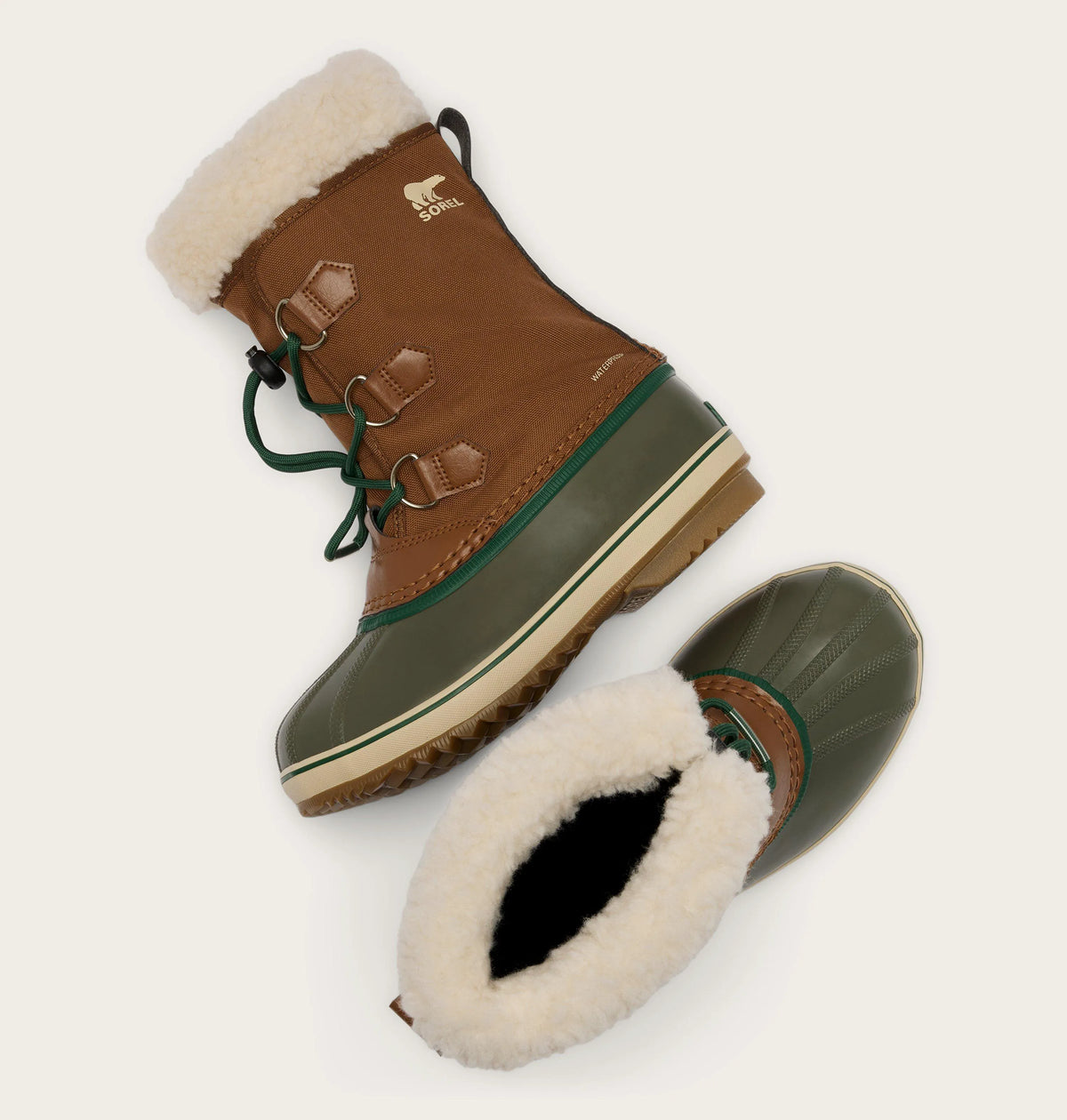 Velvet Tan, Stone Green